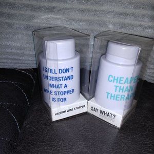 Vacuum Wine Stoppers Set